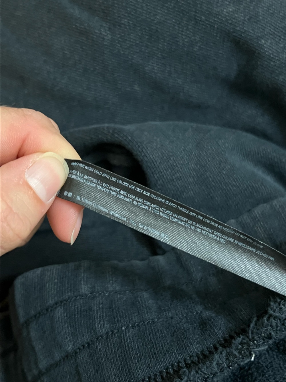 Free People June Bug Cargo Sweatpants Blue Gray Size Large - Picture 11 of 11